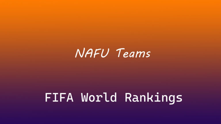 FIFA World Rankings of NAFU Teams