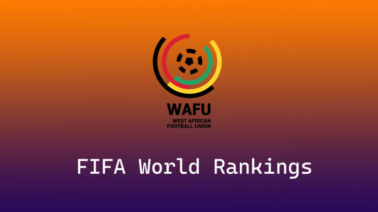 FIFA World Rankings of West African Football Union (WAFU-UFOA) Teams