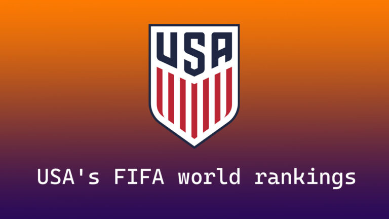 What is the USA FIFA world rankings?