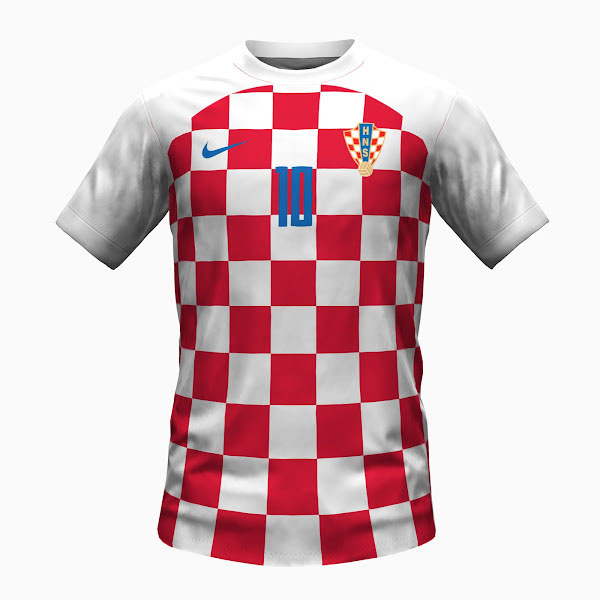 Croatia Football Home Kit 2022