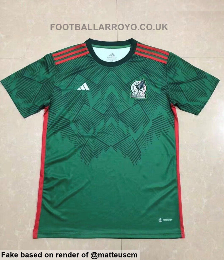 mexico 2022 world cup home kit