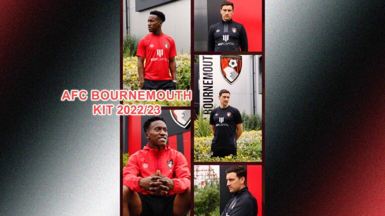 AFC Bournemouth Kit 2023/24, Home, Away and Third Jersey by Umbro
