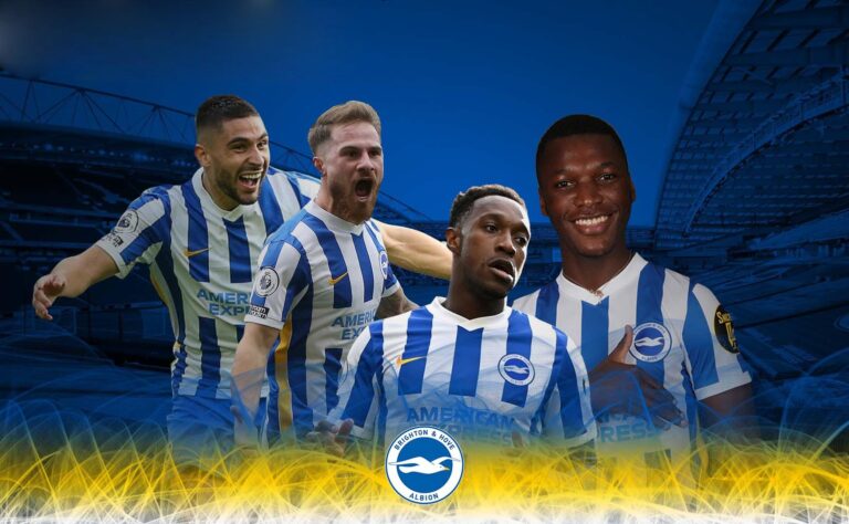 Brighton & Hove Albion 2023/24 Kit, Home, Away, and Third Jersey by Nike