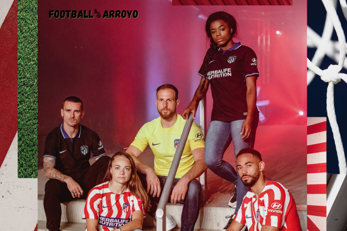 Atlético Madrid 2022-23 Kit, Home, Away, and Third Kit by Nike