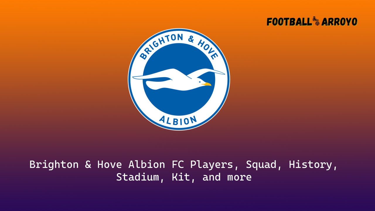Brighton & Hove Albion FC Players, Squad, History, Stadium, Kit, and more