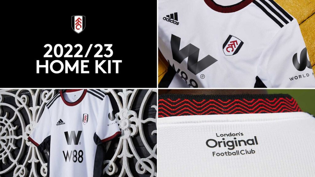 Fulham 2022 23 Home Kit
