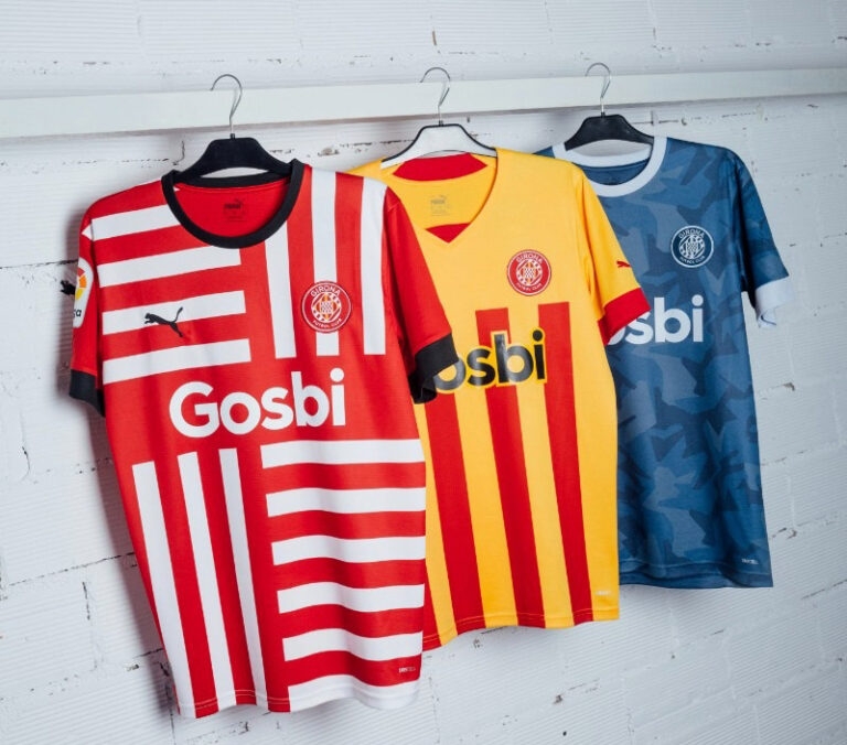 Girona 2022/23 Kit, Home, Away, and Third Kit by Puma