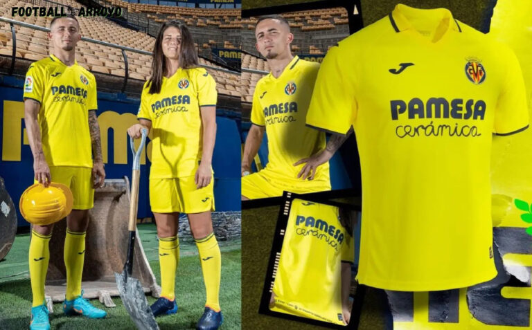 Villarreal CF 2022/23 Kit, Home, Away, and Third Kit by Joma