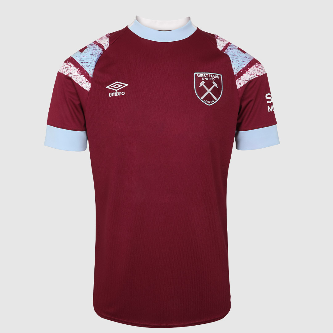 West Ham United 2023/24 Kit, Home, Away and Third Jersey by Umbro