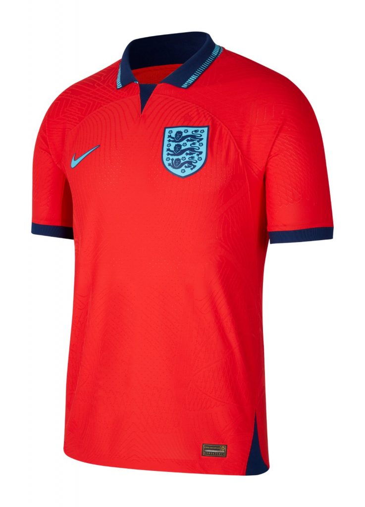 England Kit World Cup 2022, Home and Away by Nike Football Arroyo