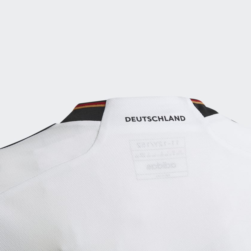 Germany World Cup 2022 Home Kit Neck Back Line