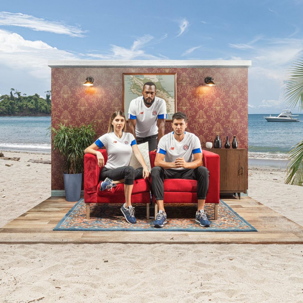Costa Rica World Cup 2022 Away Kit Poster