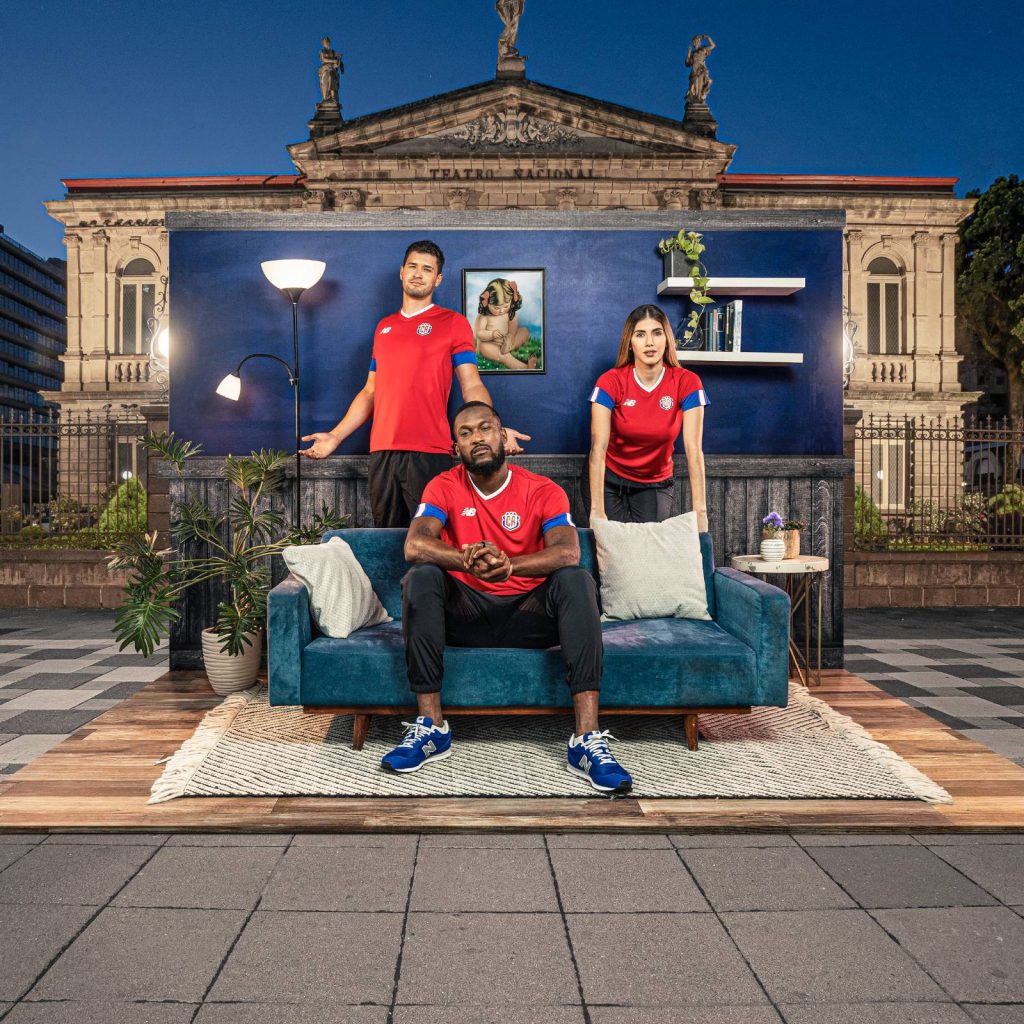 Costa Rica World Cup 2022 Home Kit Poster