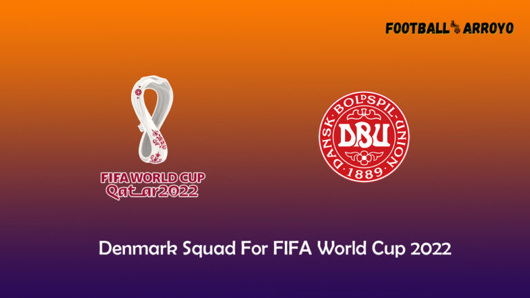 Denmark Squad For FIFA World Cup 2022, Full Squad Announced