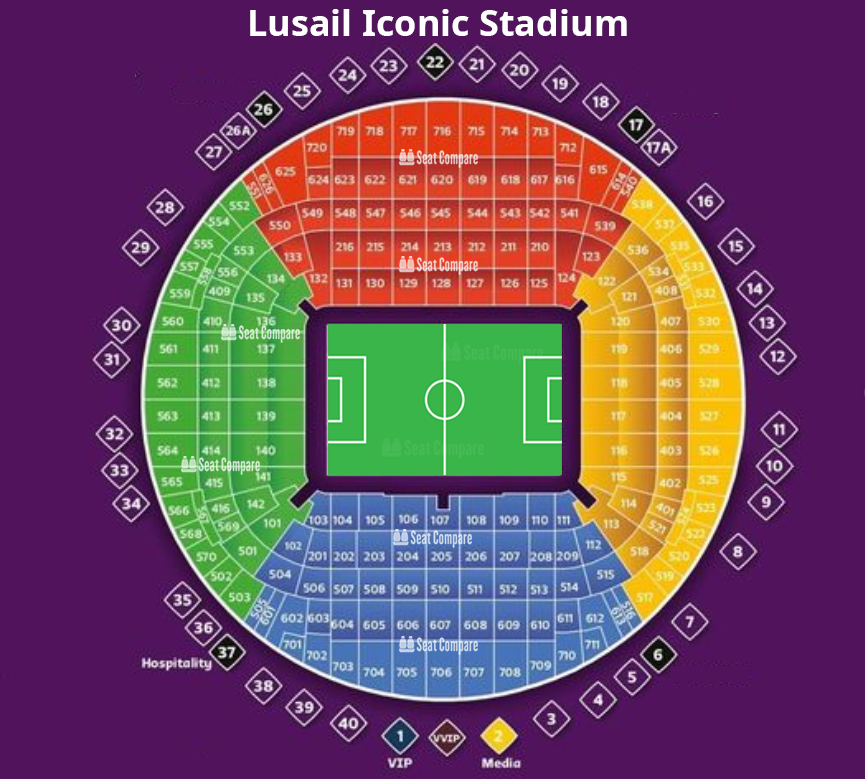 Lusail Iconic Stadium Seating Plan