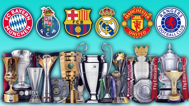 Top 10 Clubs In Europe With The Most Trophies