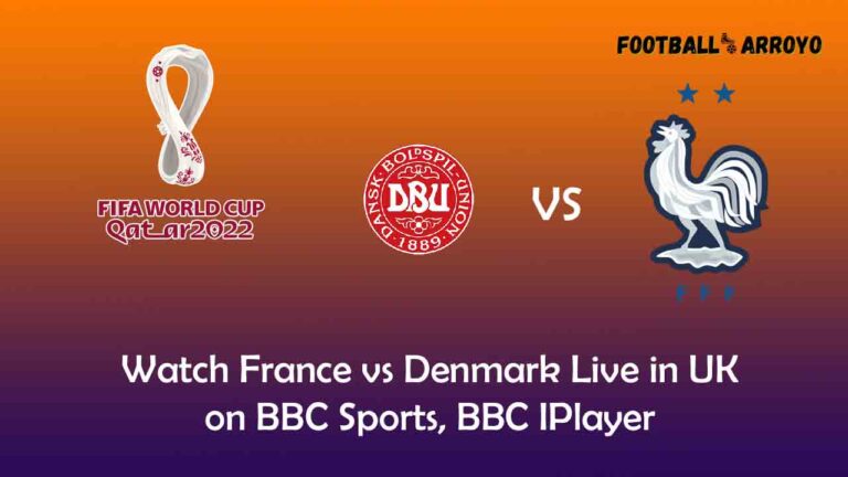 Watch France vs Denmark Live in UK on BBC Sports, BBC IPlayer