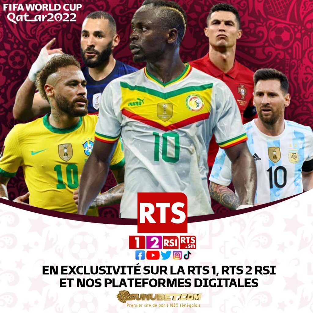 Watch the world cup on RTS in Senegal