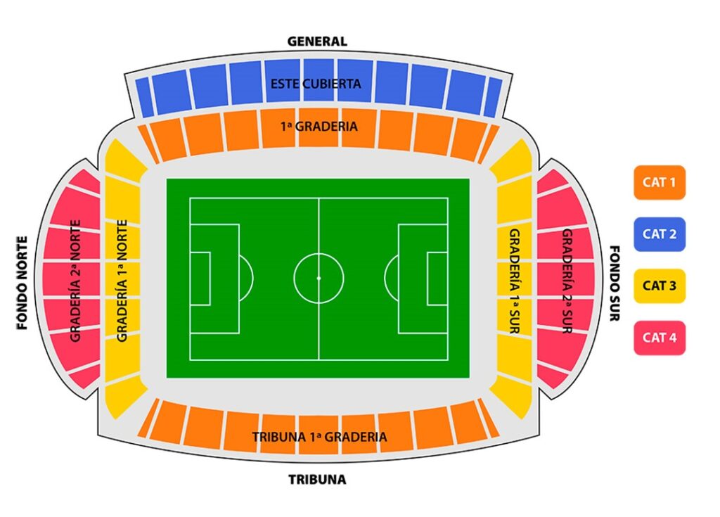 Coliseum Alfonso Perez Stadium Seating Plan
