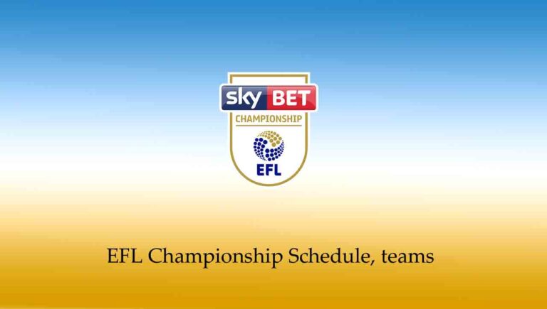 EFL Championship Schedule, teams, End Date 2022/2023