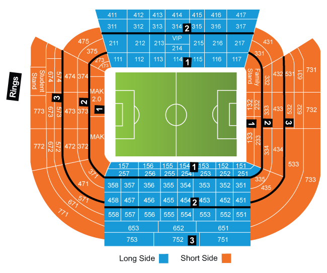Mestalla Stadium Seating Plan