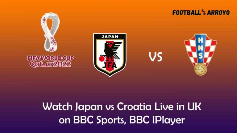 Watch Japan vs Croatia Live in UK on BBC Sports, BBC IPlayer