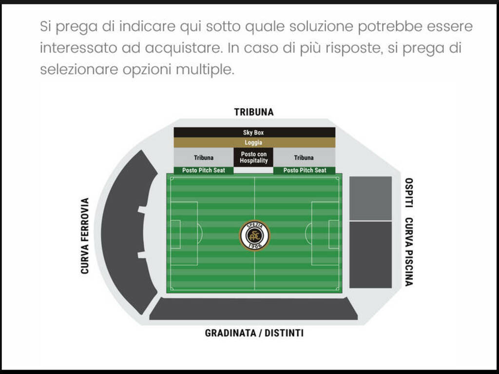 Alberto Picco Stadium Seating Plan