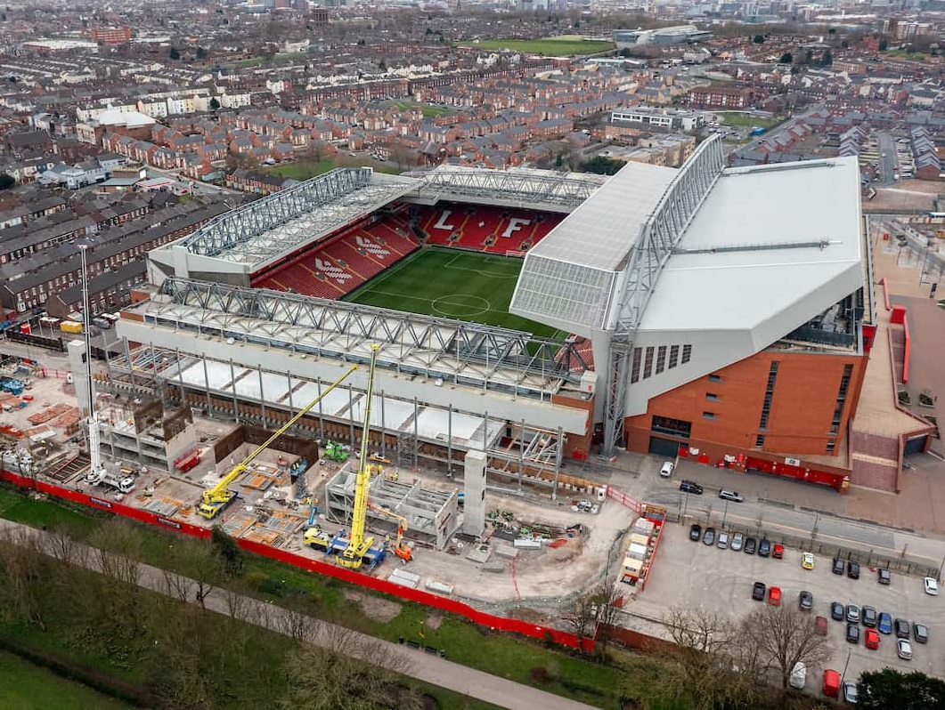 Anfield Stadium Capacity, Tickets, Seating Plan, Records, Location, Parking