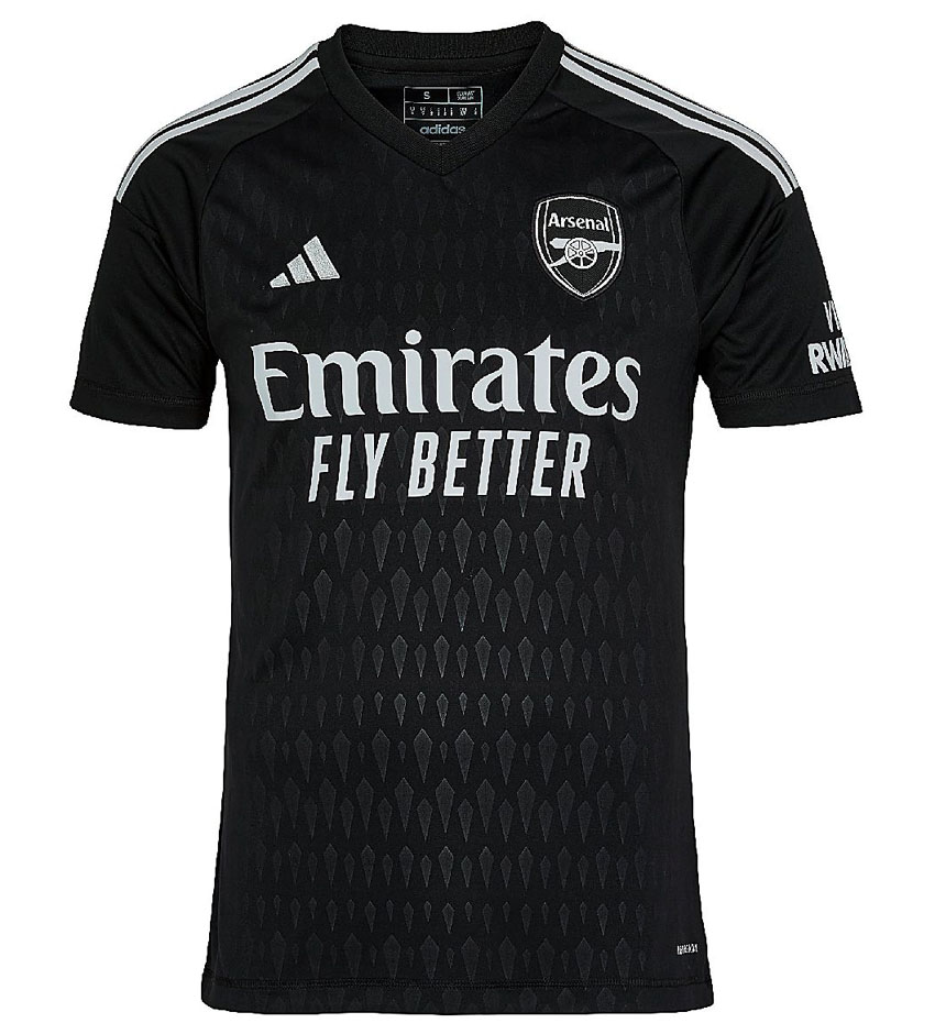 Arsenal Black Goalkeeper Kit 2023-24