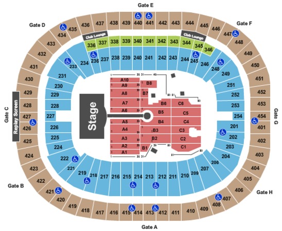BC Place Stadium Seating Plan