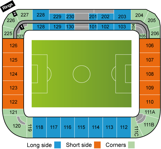 Eden Park Stadium Seating Plan