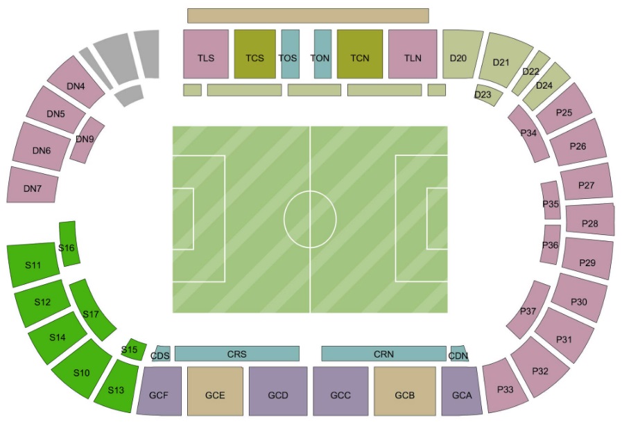 Gewiss Stadium Seating Plan