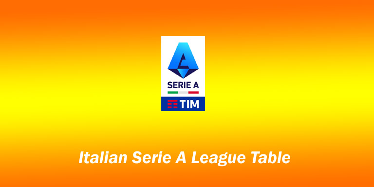Italian Serie A League Table - Standings, Who is on Top