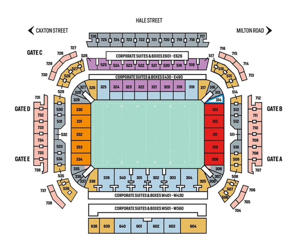 Lang Park Stadium Seating Plan