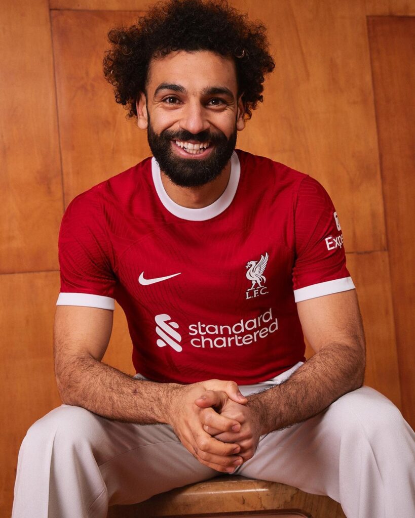Liverpool Home Kit 2023-24 With Salaah