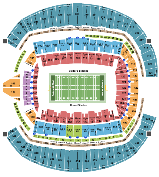 Lumen Field Stadium Seating Plan