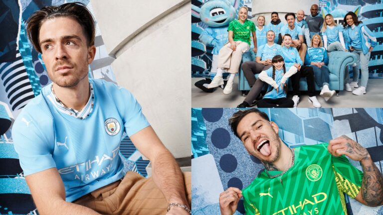 Manchester City 2023/24 Kit, Home, Away and Third Jersey by Puma