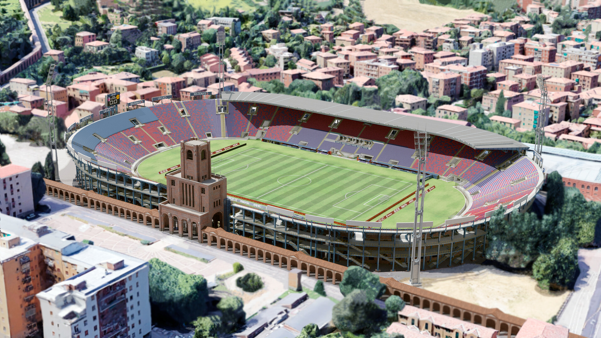 Renato Dall Ara Stadium Capacity, Tickets, Seating Plan, Records, Location, Parking