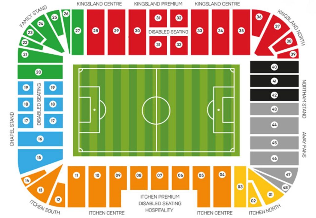St. Mary s Stadium Seating Plan