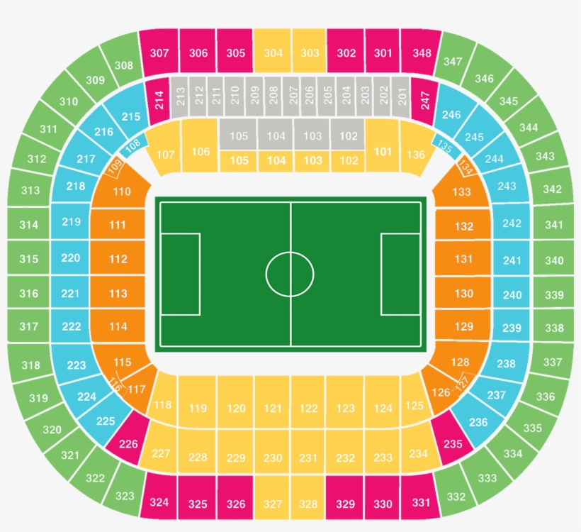 Sydney Football Stadium Seating Plan