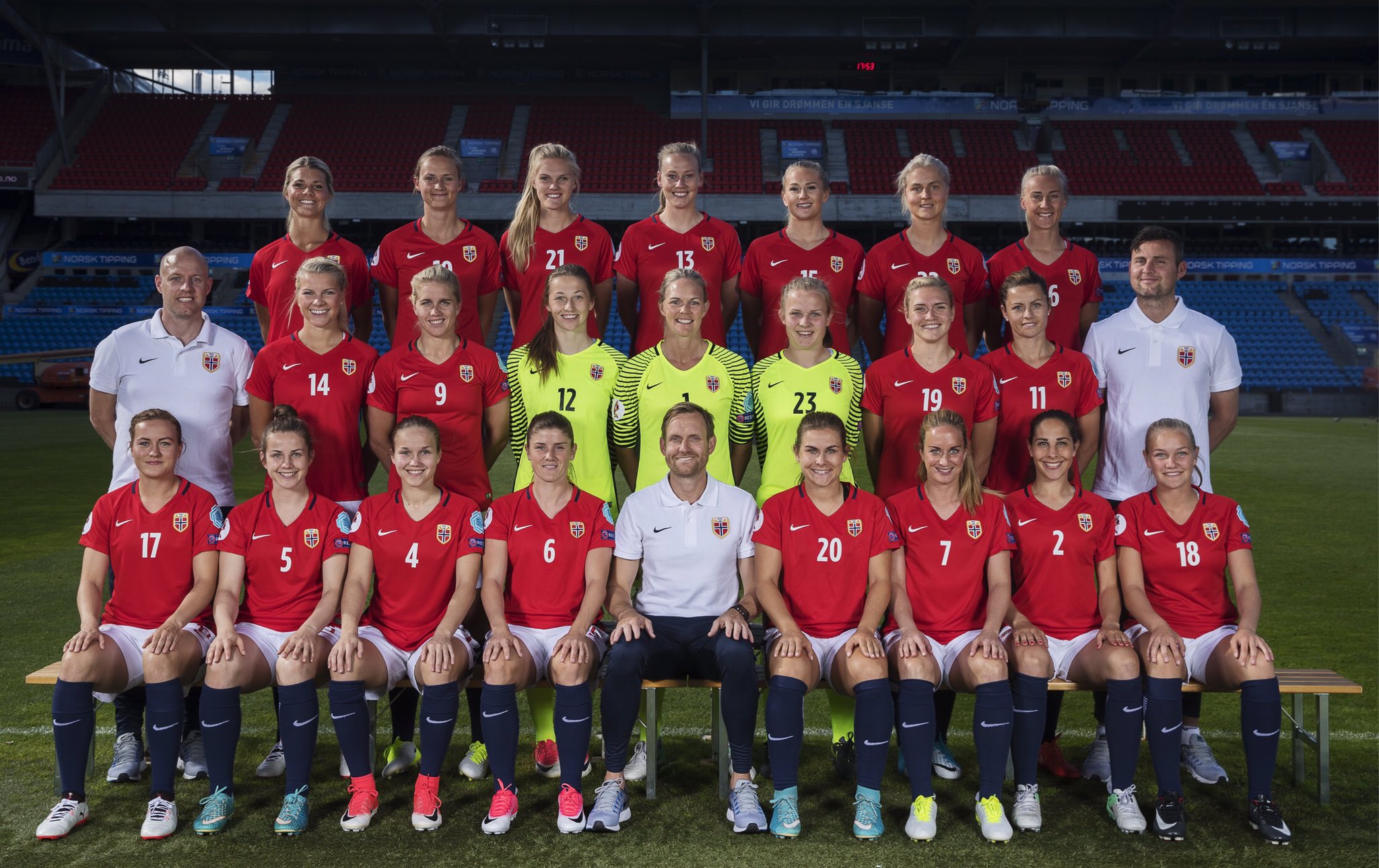 Norway Women's National Football Team 2024 Players, Squad, Stadium, Kit