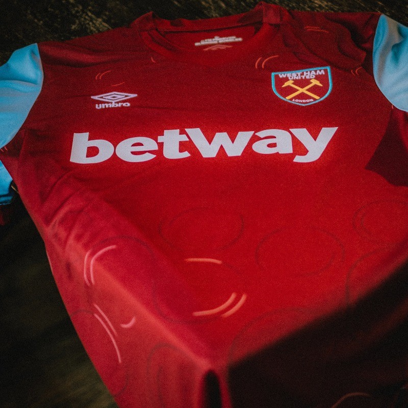 West Ham United Home Kit 2023-24 Closeup