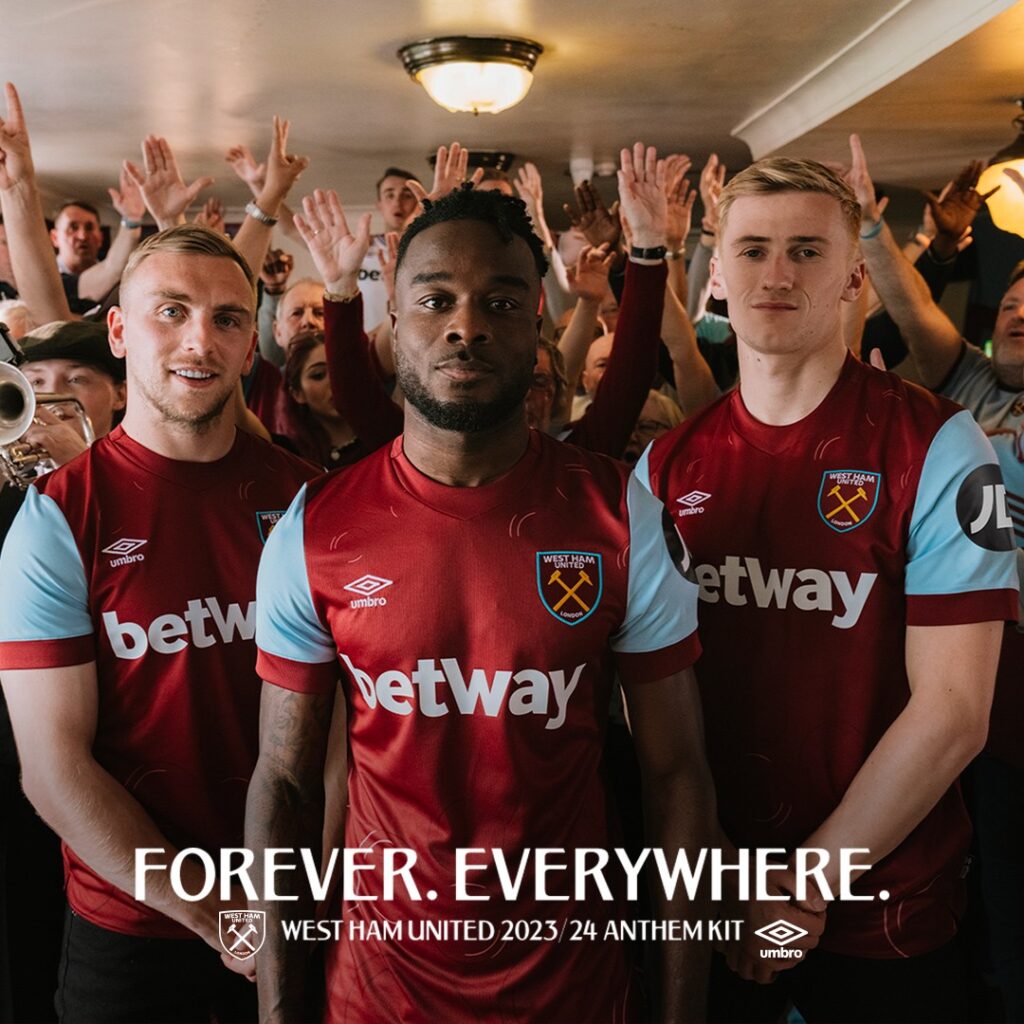 West Ham United Home Kit 2023-24 Wall