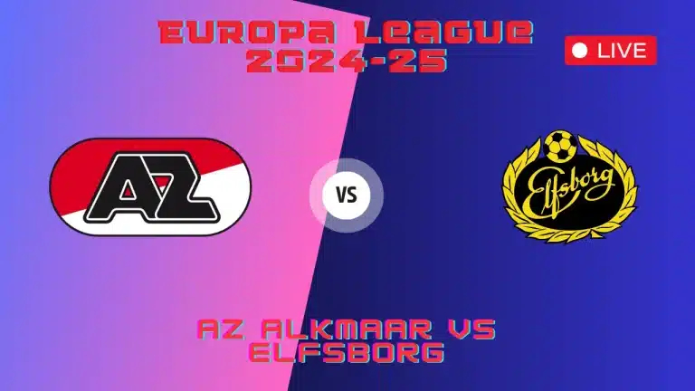 AZ Alkmaar Vs Elfsborg Live Stream TV Channels, Europa League Match, 25 Sep 2024