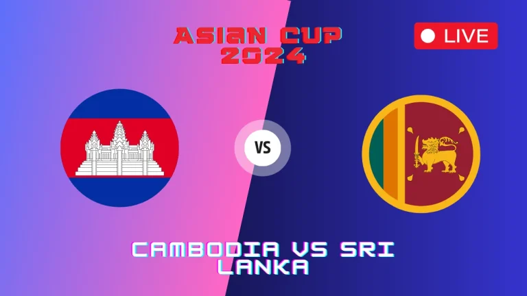 Cambodia vs Sri Lanka Live Stream, TV Channels, Lineups, Asian Cup 2024 Playoff Final Match 10th Sep 2024 7 Cambodia vs Sri Lanka Live Stream, TV Channels, Lineups, Asian Cup 2024 Playoff Final Match 10th Sep 2024