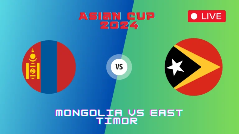 Mongolia vs East Timor Live Stream, TV Channels, Lineups, Asian Cup 2024 Match 10th Sep 2024