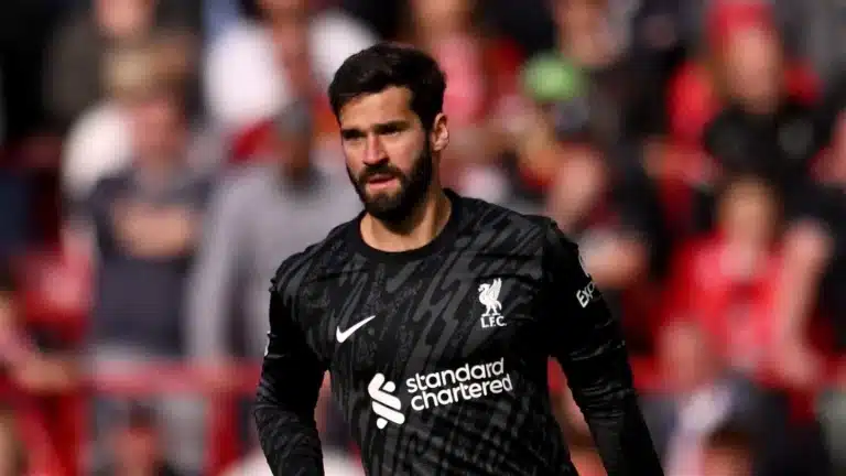 Liverpool Goalkeeper Alisson Becker Out for Six Weeks with Hamstring Injury