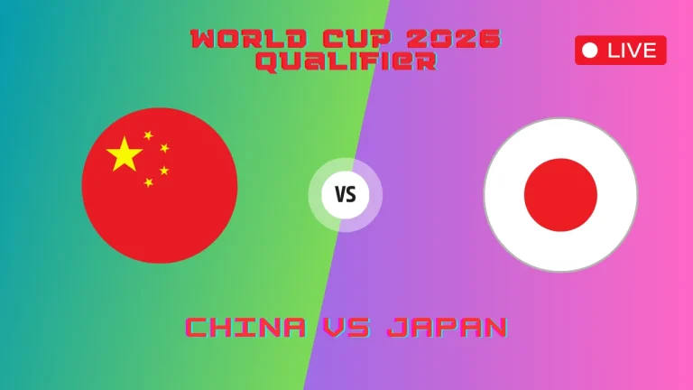 China vs Japan Live Stream, TV Channels, Lineups, World Cup 2026 Qualifiers Match, 19th Nov 2024