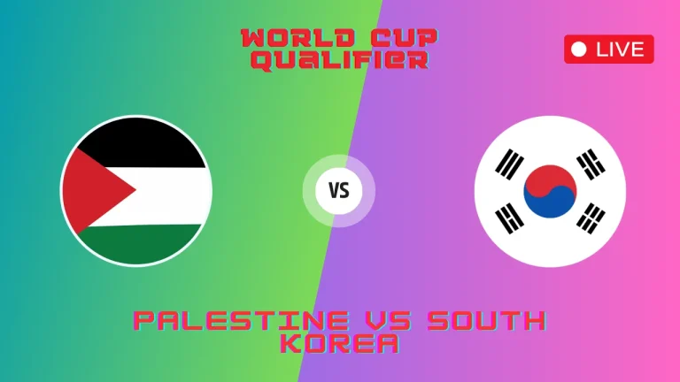 Palestine vs South Korea Live Stream, TV Channels, Lineups, World Cup 2026 Qualifiers Match, 19th Nov 2024 4 Palestine vs South Korea Live Stream, TV Channels, Lineups, World Cup 2026 Qualifiers Match, 19th Nov 2024